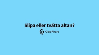 Slipa eller tvätta altan?