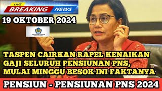 TASPEN CAIRKAN RAPEL KENAIKAN GAJI SELURUH PENSIUNAN PNS, MULAI MINGGU BESOK INI FAKTANYA