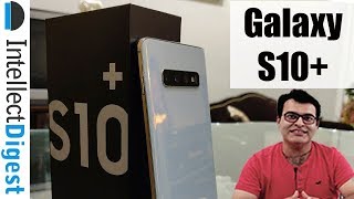 Samsung Galaxy S10 Plus India Unboxing- Prism White 128 GB