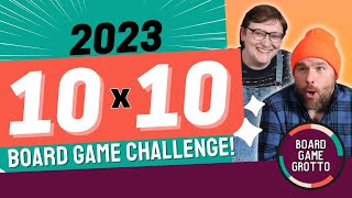 10x10 Board Game Challenge - How Far Can We Go? | Board Game Grotto #1