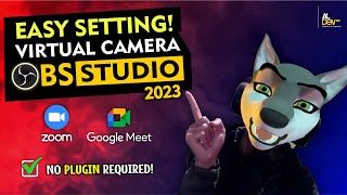 Cara Setting Virtual Camera OBS  Studio di Zoom Meeting & Google Meet - Tutorial OBS Studio Terbaru!