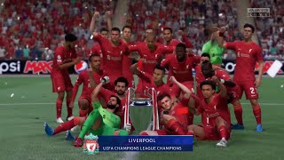 FIFA 22 - Liverpool Celebrates Winning The Champions League Final