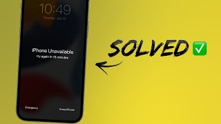 iPhone Unavailable Lock Screen? Here's The Fix!