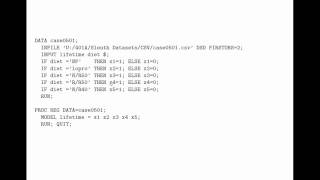 Multiple regression with indicator functions