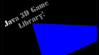 Make a 3D game in under 50 lines of code? Java 3D First Person Game Library