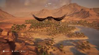 Assassin's Creed Origins. Región Siwa. ...atardecer