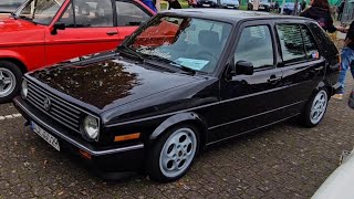 VW Golf 2 Volkswagen Oldtimer Treffen am Herbstmarkt Dorfprozelten 2024