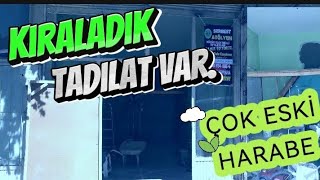 Çok eski bir dükkan kiraladık.Tadilat yapıyoruz.Serbest Atölyem fiziksel olarak açılacak. İnşallah.