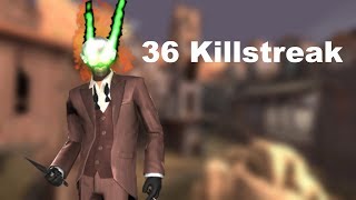 TF2 - 36  Killstreak Godlike Spy on Hightower