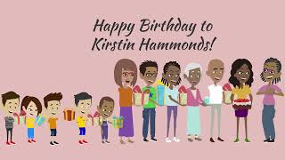 Happy Birthday to Kirstin Hammonds!