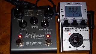 Zoom MS-50G V3 (Shimmer Reverb), Strymon El Capistan & Valhalla UberMod