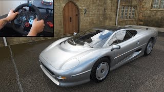 Jaguar XJ220 - Forza Horizon 4 | Logitech G29 Gameplay