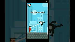 Throw enemy - Ads #funnygame #games #shorts