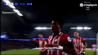 Malik Tillman Goal, PSV Vs Girona (2-0) All Goals Results & Extended Highlights