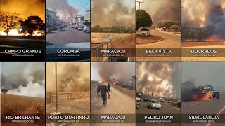 IMPRESSIONANTE - CLIMA COLOCA O MATO GROSSO DO SUL EM CHAMAS