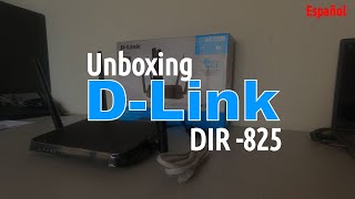 D-Link DIR-825 AC 1200 Wi-Fi Dual Band Gigabit Router (UNBOXING ESPAÑOL)