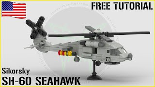 LEGO TUTORIAL | SH-60 Seahawk - 1/100 Scale