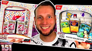 Pokemon 151 Poster und Ordner Kollektion - BOXENFLUCH oder Hits? - Karten Opening Karmesin Purpur