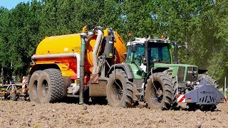 Slurry Injection | Fendt 926 vario + Veenhuis Profi 22000 tandem tank | W. Meulepas Mill