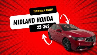 2019 Acura TLX A-spec - Technician review (22-342A)