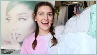 ariana grande positions vinyl & merch unboxing!