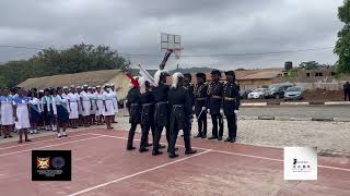 Handing over the colors St  john feast day parade AWGC