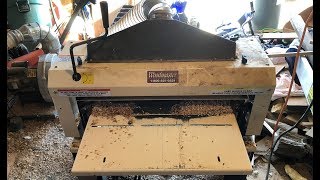 Woodmaster Planer 725 review video