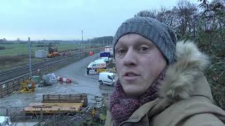 UK Trains & Railways | Demolition of Salwick Signal Box Blackpool