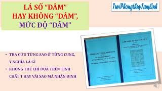 LÁ SỐ TỬ VI: DÂM HAY KHÔNG DÂM, MỨC ĐỘ DÂM?