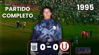 Alianza Lima 0-0 Universitario | PARTIDO COMPLETO | Encuentro perdido por ambos equipos | 1995 ⚽🎞