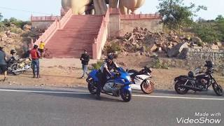 SUZUKI HAYABUSA 2017 || TAKING BLESSINGS || INFRONT OF HANUMANJI || FT. JSFILMSINDIA ||