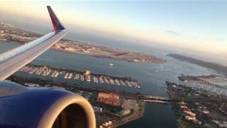 Southwest 737-700 Flight San Diego to Oakland