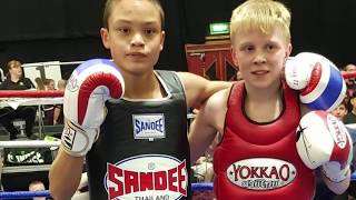 Tin Keynsham combat academy v Finley Bad Company WTKA  Sandee open Muay Thai Final March 2019