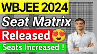 WBJEE 2024  Seat Matrix Released | How to check for all college | #wbjee2024#wbjee_counselling#wbjee