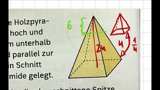 Finale S. 64 Nr. 6_Rechnen an Pyramiden mit Ähnlichkeitsfaktor k