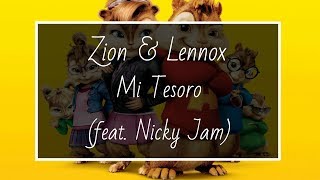 Zion & Lennox - Mi Tesoro (feat. Nicky Jam) (COVER by Chipmunks)