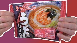 Udon Taste Test: Myojo Artificial Shrimp Flavor