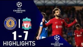 Rangers vs Liverpool 1-7 Extended Highlights & All Goal 2022/23