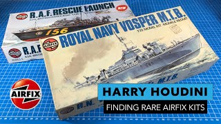 Airfix Vosper M.T.B and R.A.F. Rescue Launch Models - Finding Airfix Rare Kits