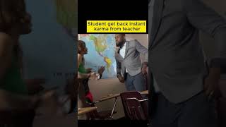 Part 2 student slaps teacher and teacher returns fire 🔥