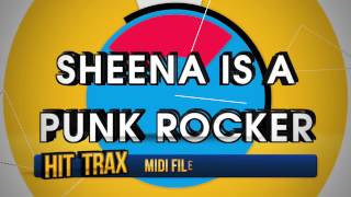 Sheena is a Punk Rocker (In the Style of Ramones) MIDI File Backing Track