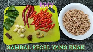 SAMBAL PECEL YANG ENAK || RMV VIDEO 56