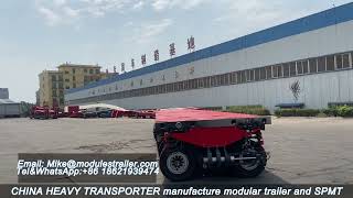 SPMT 2 43m, Self Propelled Modular Transporter,Scheuerle SPMT,chinaheavytransporter,modulestrailer