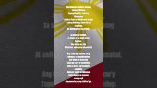 LUPANG HINIRANG l PHILIPPINE NATIONAL ANTHEM