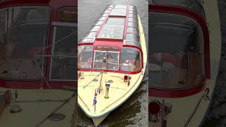 Amsterdam Canal cruise boat tour #shorts