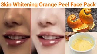 Skin Whitening & Brightening Orange Peel Face Pack to get rid of Dark Spots, Scars, Acne & Wrinkles