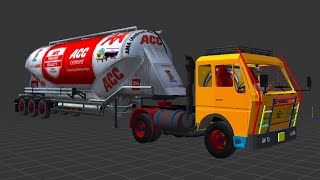 Is coming tata cement tanker trailer mod for bussid | bus simulator Indonesia |