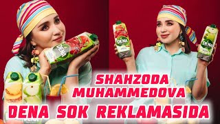 Shahzoda Muhammedova DENA sok reklamasida go'zal ko'rinishda 2021