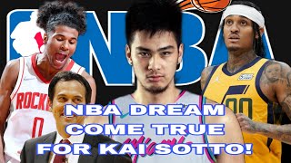 WOW! CONGRATS! KAI SOTTO SA MIAMI HEAT. KAI SOTTO'S DREAM COME TRUE.