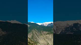 Kalam snow covered mountains top #swat #shortvideo #ytshorts